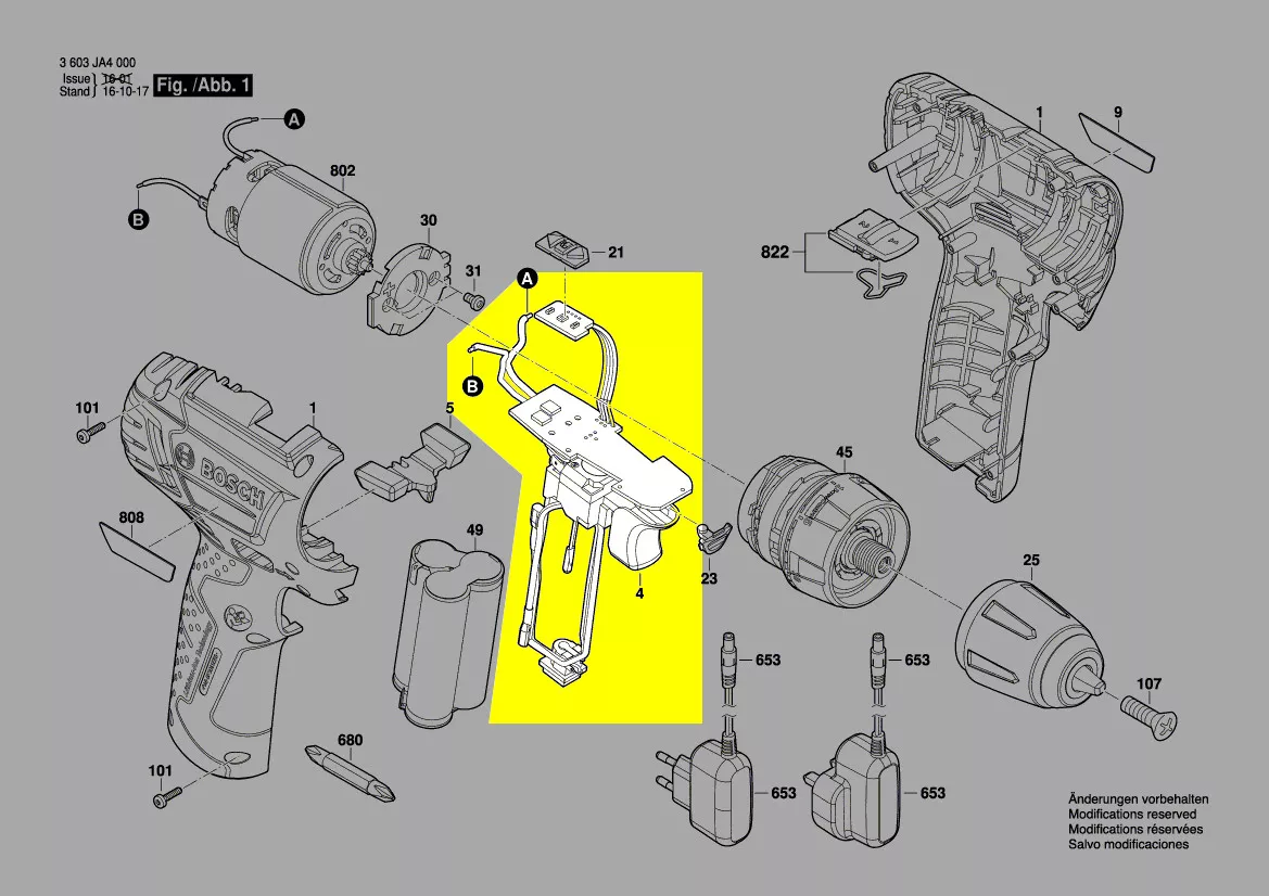 Module électronique réf. 2 609 007 563 Bosch